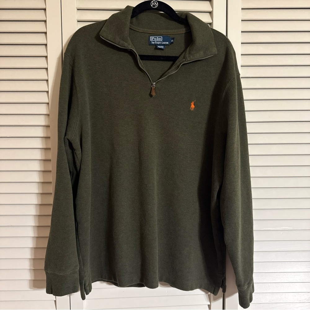 Polo by Ralph Lauren Men's Green Pullover Shirt